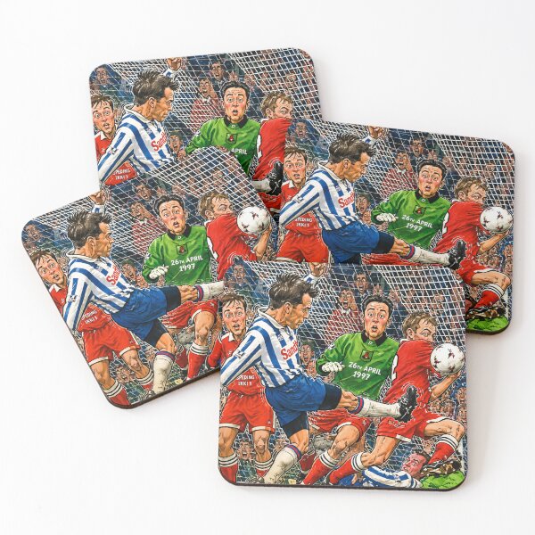 Item preview, Stuart Storer. Last Goal at the Goldstone Ground.  designed and sold by Monito's Iconic Moments Boutique.