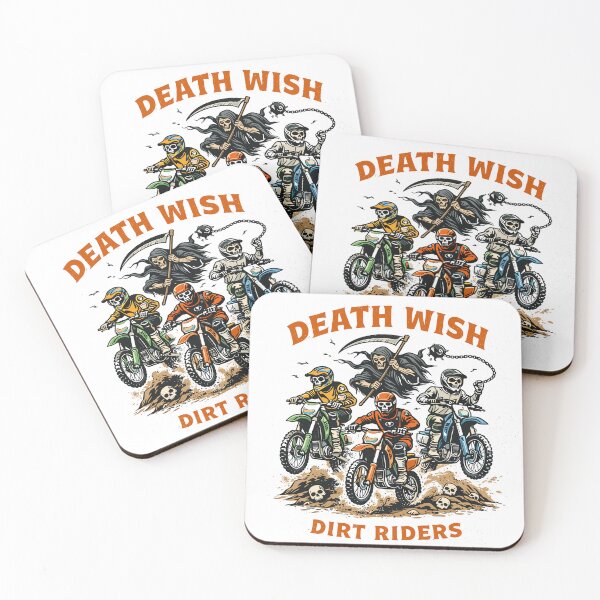 Item preview, Death Wish Dirt Riders T-Shirt designed and sold by Matinez Pink.