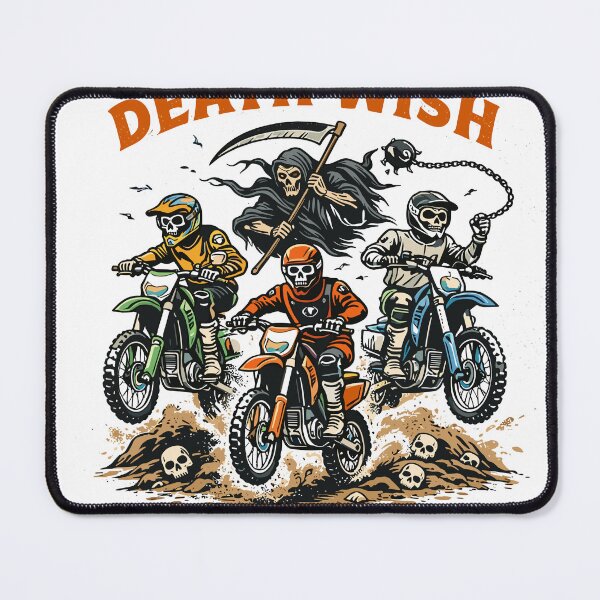 Item preview, Death Wish Dirt Riders T-Shirt designed and sold by Matinez Pink.