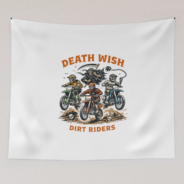 Item preview, Death Wish Dirt Riders T-Shirt designed and sold by Matinez Pink.