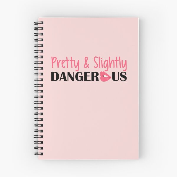 Item preview, Pretty & Slightly Dangerous Lips Trendy Quote Design designed and sold by ApricotBlossom.
