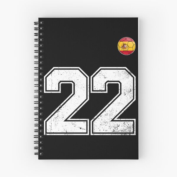 Item preview, Spain Soccer Number 22 Vintage Sports Fan designed and sold by KristenosNehk.