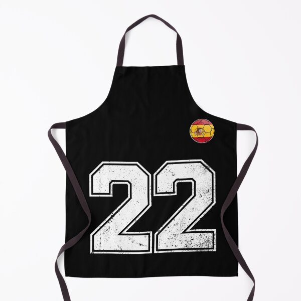 Item preview, Spain Soccer Number 22 Vintage Sports Fan designed and sold by KristenosNehk.