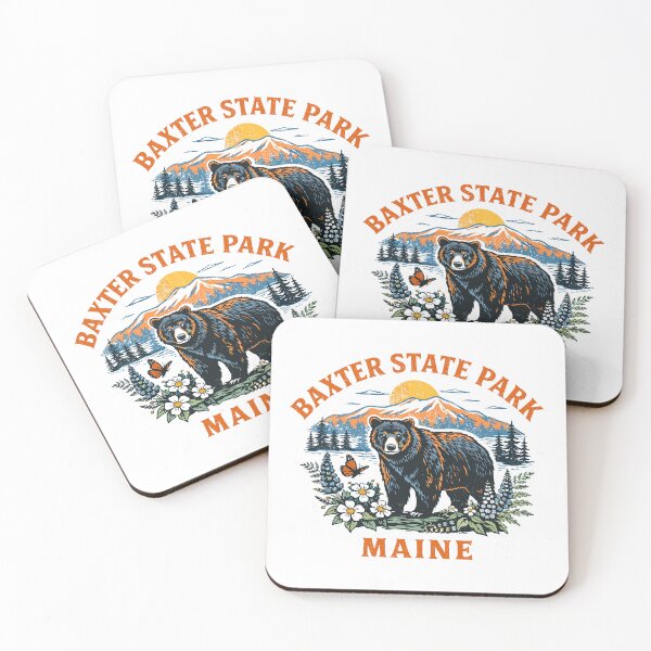 Item preview, Baxter State Park Maine Bear T-Shirt designed and sold by Matinez Pink.