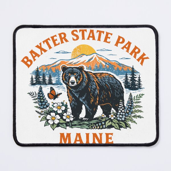 Item preview, Baxter State Park Maine Bear T-Shirt designed and sold by Matinez Pink.