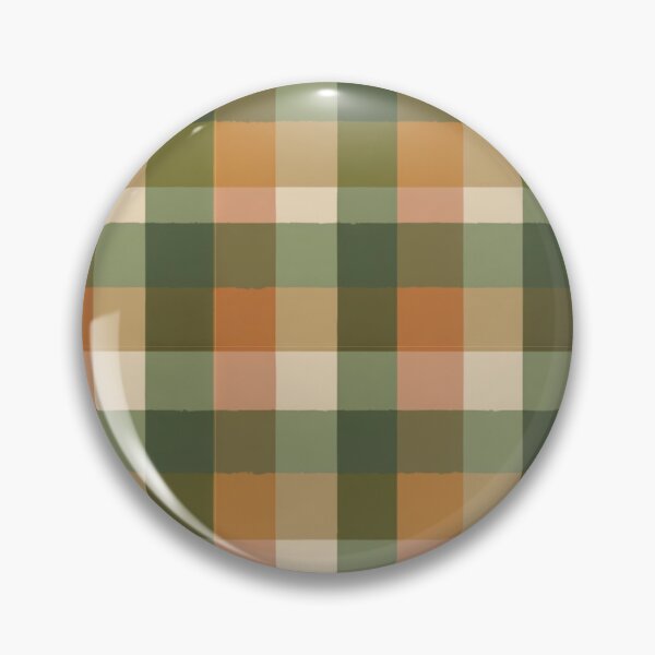 Item preview, Vintage Autumn Sage Gingham Plaid Pattern designed and sold by Bound for Wonder.