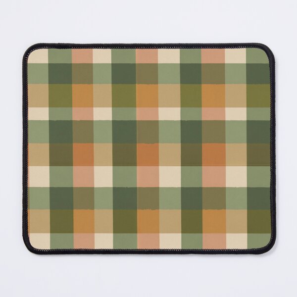 Item preview, Vintage Autumn Sage Gingham Plaid Pattern designed and sold by Bound for Wonder.