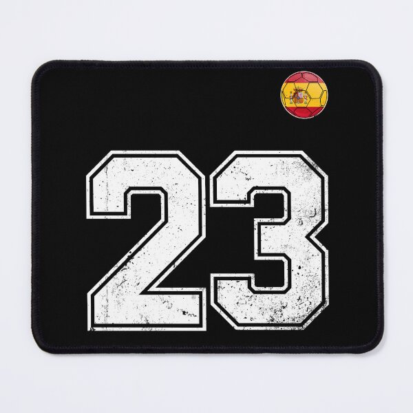 Item preview, Spain Soccer Number 23 Vintage Sports Fan designed and sold by KristenosNehk.