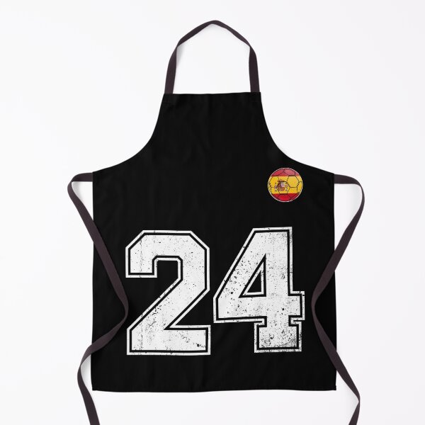 Item preview, Spain Soccer Number 24 Vintage Sports Fan designed and sold by KristenosNehk.