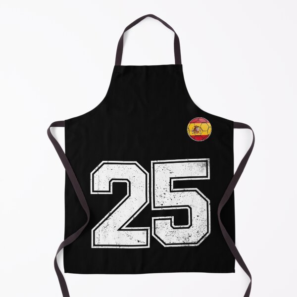 Item preview, Spain Soccer Number 25 Vintage Sports Fan designed and sold by KristenosNehk.