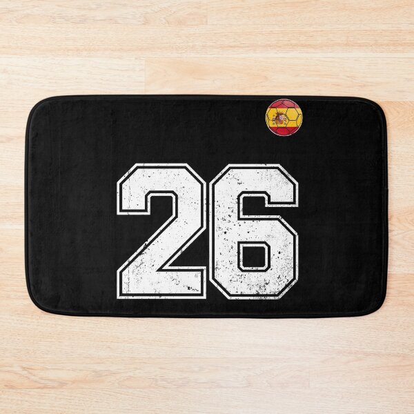 Item preview, Spain Soccer Number 26 Vintage Sports Fan designed and sold by KristenosNehk.