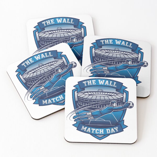 Item preview, The Wall Goalkeeper Soccer Mascot Sports Badge designed and sold by M.Store.