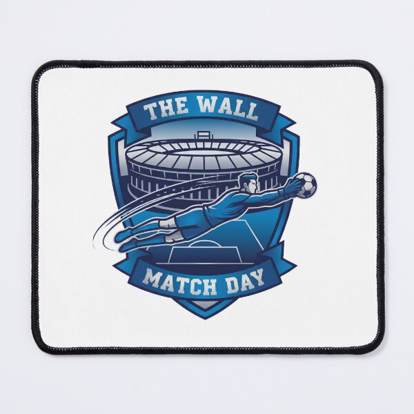 Item preview, The Wall Goalkeeper Soccer Mascot Sports Badge designed and sold by M.Store.