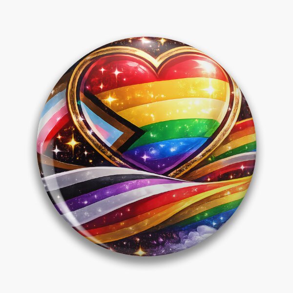 Item preview, Intersectional Pride Rainbow Heart T-Shirt Design | LGBTQ+ Unity Galaxy Pride Graphic designed and sold by COOLJJ.