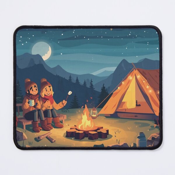 Item preview, Marshmallow Nights Cozy Campground Adventure designed and sold by PMestore.