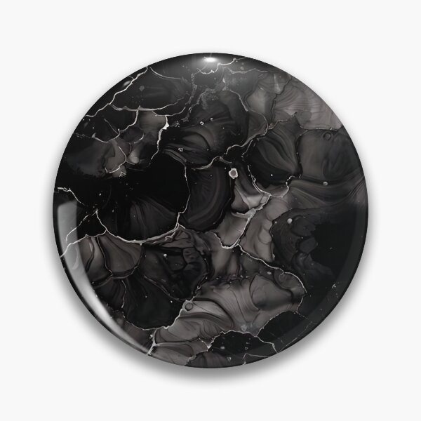 Item preview, Black & Silver Alcohol Ink Abstract designed and sold by dahliyagh.
