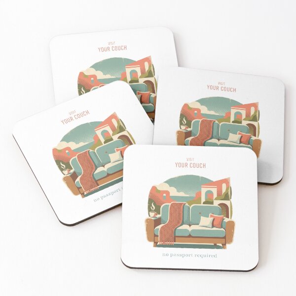 Item preview, Visit Your Couch No Passport Required Funny Introvert Retro designed and sold by how-is-design.