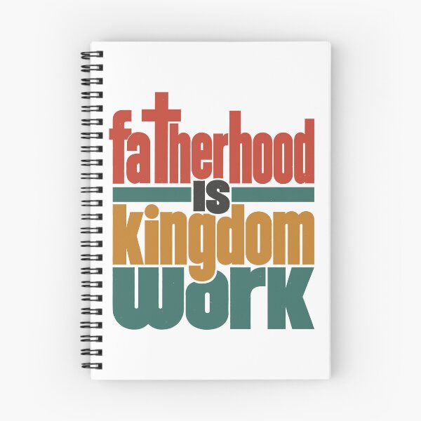Item preview, Fatherhood Is Kingdom Work Christian Dad Fathers Day Vintage Faith Design designed and sold by HahaHandlesHub.