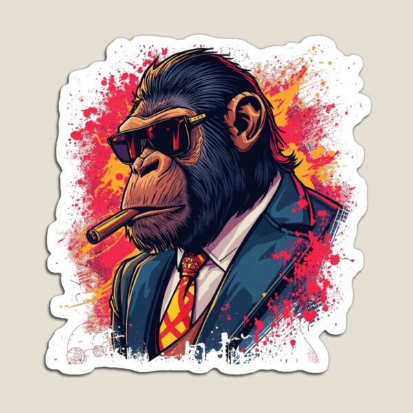 Item preview, Mafia Ape Boss designed and sold by ApePop.
