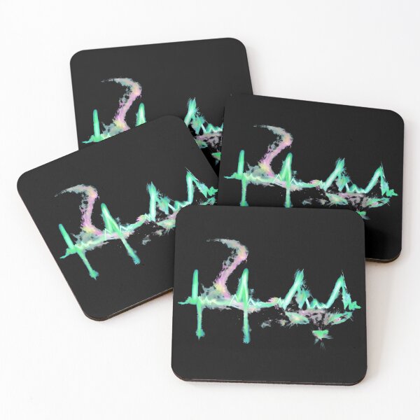 Item preview, Neon EKG Cat Heartbeat Abstract Glow designed and sold by StranHabesre51.