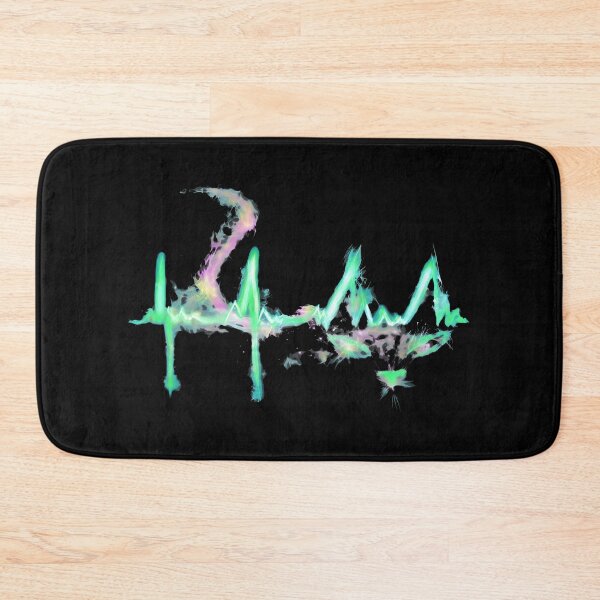 Item preview, Neon EKG Cat Heartbeat Abstract Glow designed and sold by StranHabesre51.