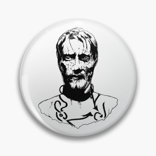 Item preview, One-Eye - Mads Mikkelsen Valhalla Rising Ink Portrait designed and sold by surmind.