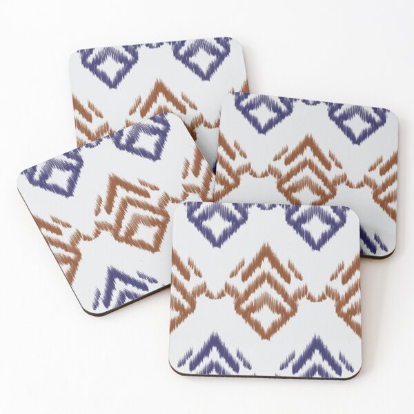 Item preview, Ikat pattern Ideal for textile prints, wallpapers, home décor, stationery, packaging, fashion items, and any creative project seeking ethnic-inspired, handcrafted design.  designed and sold by Line-Aura.