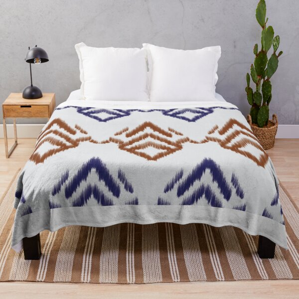 Item preview, Ikat pattern Ideal for textile prints, wallpapers, home décor, stationery, packaging, fashion items, and any creative project seeking ethnic-inspired, handcrafted design.  designed and sold by Line-Aura.