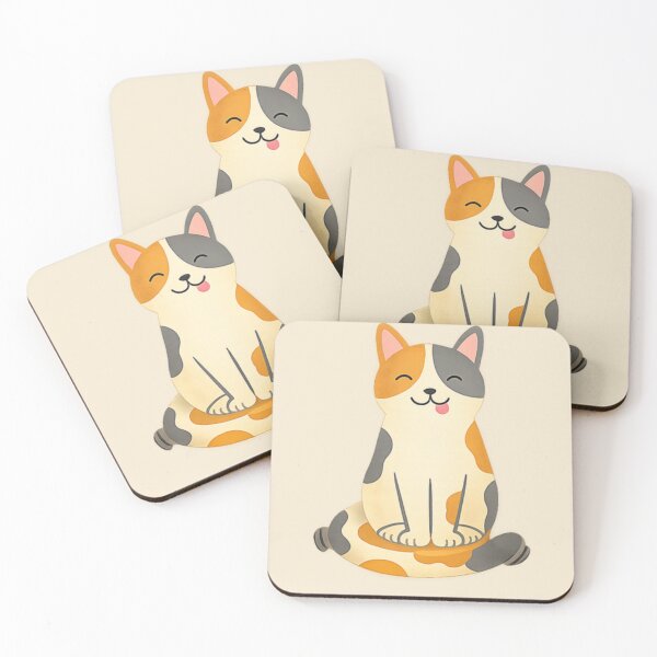 Item preview, Copy of Cute Calico Cat Cartoon Sticker | Kawaii Cat Transparent PNG  designed and sold by arifali786.
