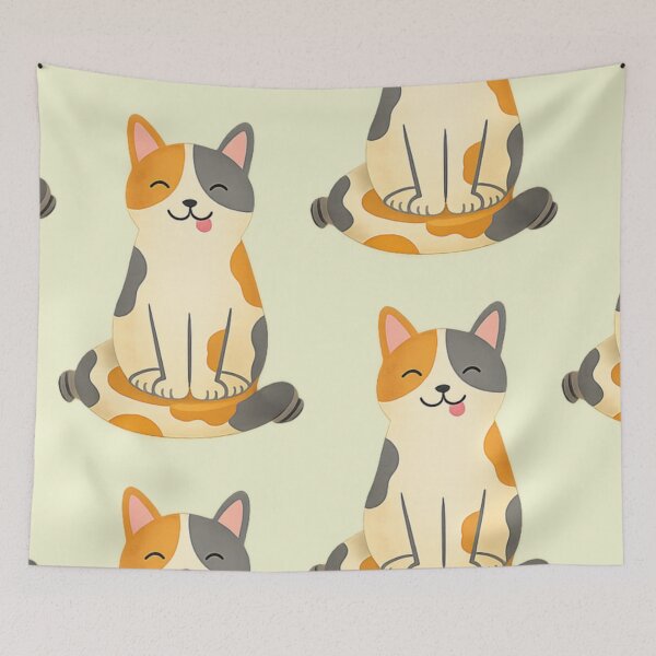 Item preview, Copy of Cute Calico Cat Cartoon Sticker | Kawaii Cat Transparent PNG  designed and sold by arifali786.