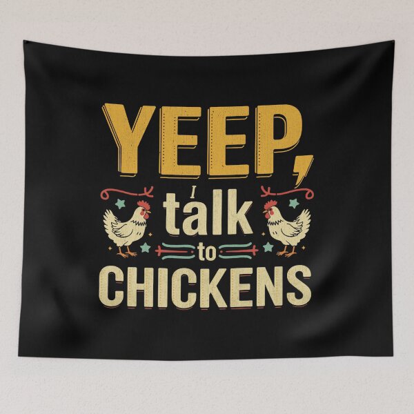 Item preview, Yep i talk to chickens designed and sold by whatthefoxsays.