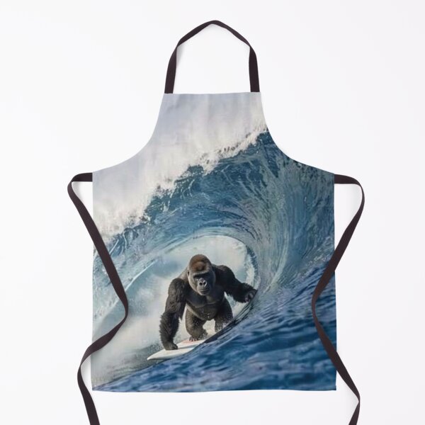 Item preview, Gorilla Surfing Pipeline designed and sold by Kirrindy Designs.