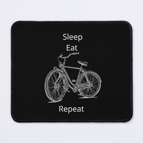 Item preview, Sleep Eat Ride Repeat – Minimalist Bicycle Lifestyle Design designed and sold by MargaretaArt.