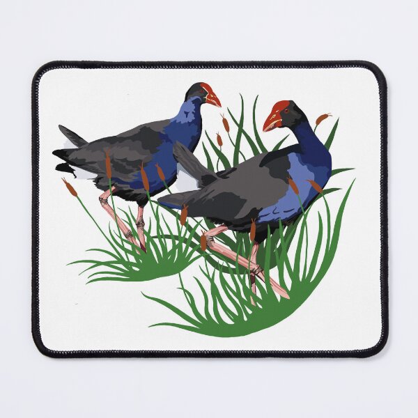 Item preview, Pukeko in the reeds designed and sold by What-the-Flip.