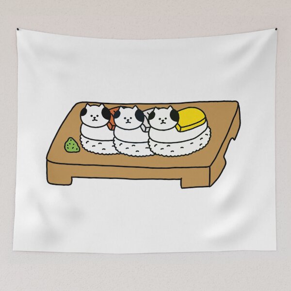 Item preview, Sushi the Cat designed and sold by superbaechoo.