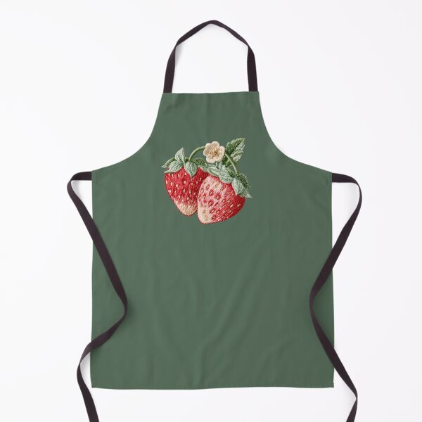 Item preview, Embroidered Strawberry Blossom Botanical Art designed and sold by MegaNovaArt.