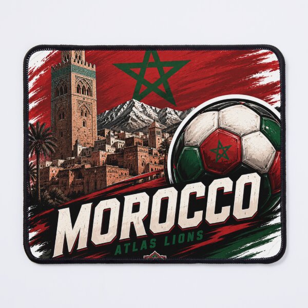 Item preview, Morocco Football Sticker for Fans Who Feel the Passion of the Game | Soccer Aesthetic Design designed and sold by shlepyart.
