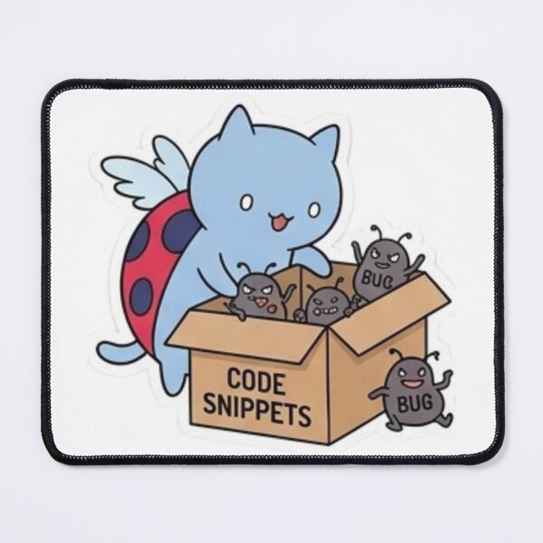 Item preview, Funny Programmer Gift Code Snippets Full Of Bugs Cat  Kawaii Developer Humor Shirt Coder Legacy Code Gift designed and sold by Dev Mode.