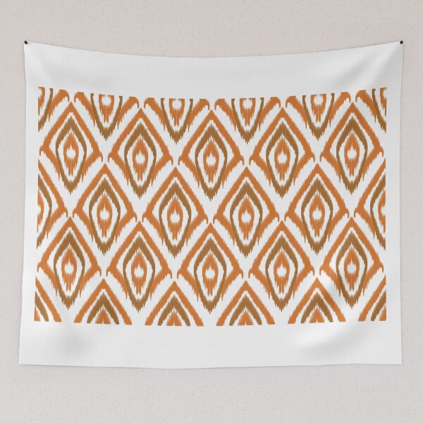 Item preview, A seamless geometric Ikat pattern inspired by traditional hand-dyed weaving techniques designed and sold by Line-Aura.