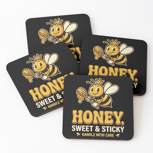 Item preview, Sweet & Sticky Honey Bee designed and sold by Amir Faysal.