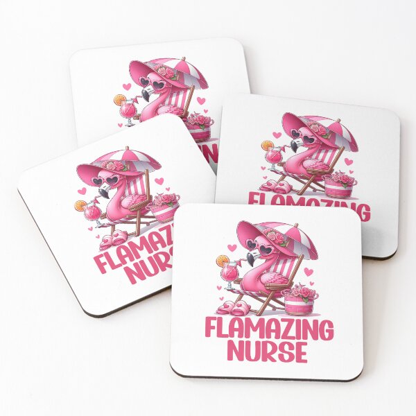 Item preview, Flamazing Nurse Flamingo designed and sold by Meliafroggy.