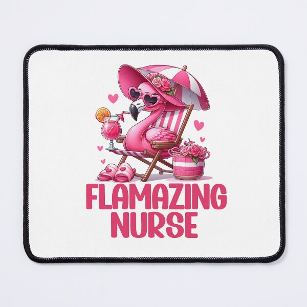 Item preview, Flamazing Nurse Flamingo designed and sold by Meliafroggy.