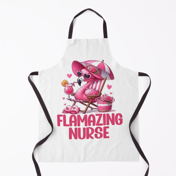 Item preview, Flamazing Nurse Flamingo designed and sold by Meliafroggy.