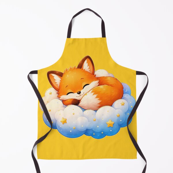 Item preview, Cute Sleeping Fox Cloud Art designed and sold by StickersHul.