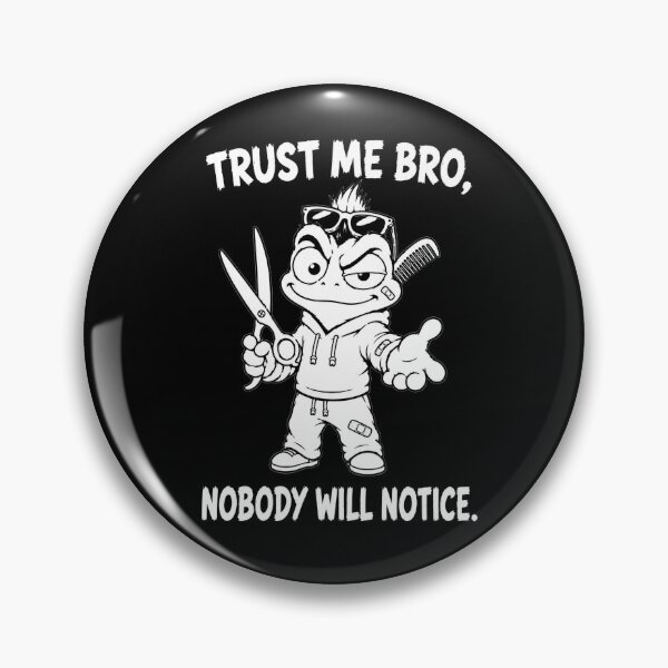 Item preview, Barber Trust Me Bro designed and sold by JustLaughCo.