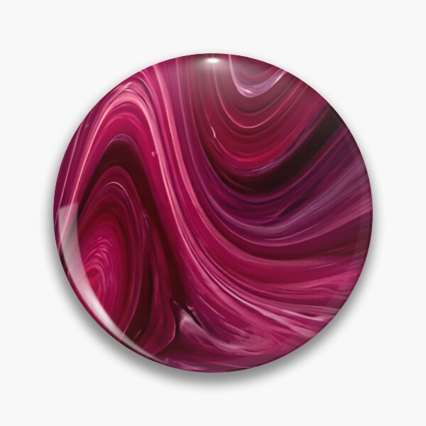 Item preview, Deep Crimson Fluid Marble Abstract Art pink designed and sold by dahliyagh.