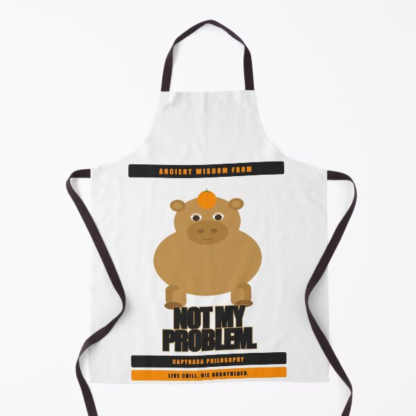 Item preview, Not My Problem Funny Capybara Philosophy Chill Animal designed and sold by Mega-Shopping.