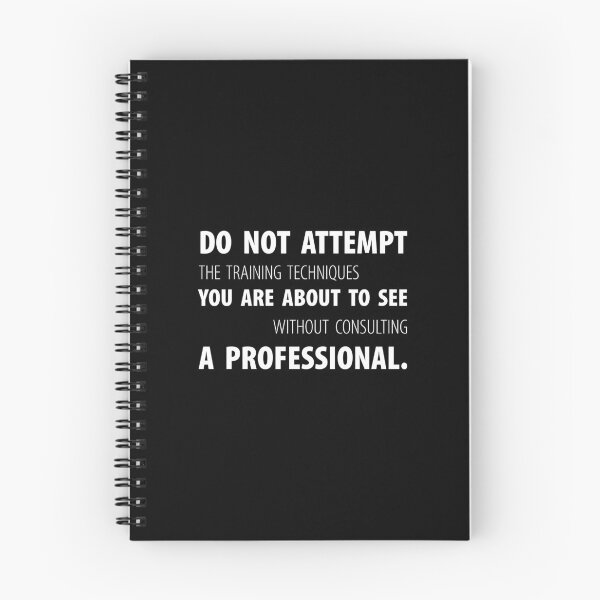 Item preview, DO NOT ATTEMPT THE TRAINING  TECHNIQUES YOU ARE ABOUT TO SEE   WITHOUT CONSULTING  A PROFESSIONAL, Unique designed and sold by villacreativa.
