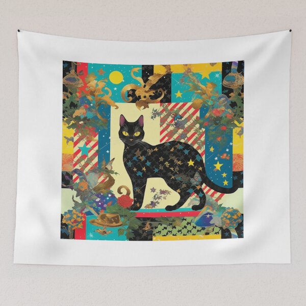 Item preview, Black cat designed and sold by ZeusGallery.