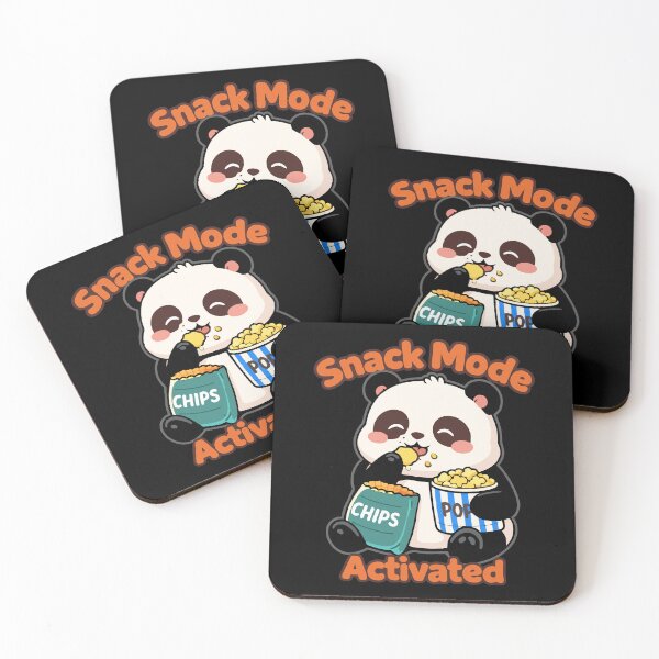 Item preview, Cute Panda Snack Mode Activated - Kawaii Foodie Art T-Shirt designed and sold by DarojadNR.